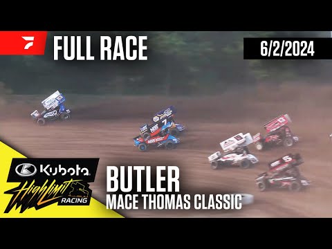 FULL RACE: Kubota High Limit Racing at Butler Motor Speedway 6/2/2024 - dirt track racing video image