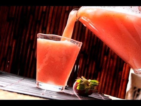 Agua de fresa con guayaba - Strawberry Guava Water - UCvg_5WAbGznrT5qMZjaXFGA