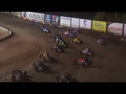 HIGHLIGHTS: USAC AMSOIL National Sprints | Perris Auto Speedway | Oval Nationals Nt. #1 | 11-3-2022 - dirt track racing video image