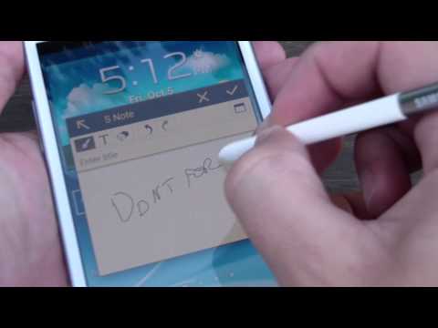 Samsung Galaxy Note II: S Pen Lesson - UCO_vmeInQm5Z6dEZ6R5Kk0A