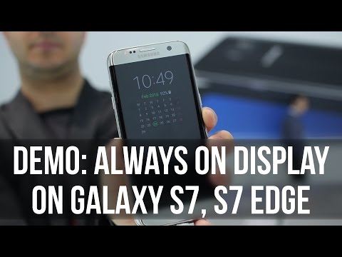 Samsung Galaxy S7 and Galaxy S7 edge Always On Display demo - UCwPRdjbrlqTjWOl7ig9JLHg