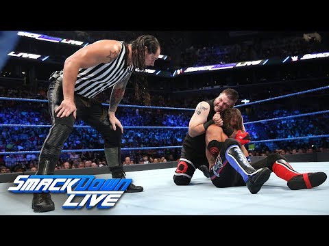 Styles vs. Owens - U.S. Title Match w/ Special Guest Ref Baron Corbin: SmackDown LIVE, Aug. 22, 2017 - UCJ5v_MCY6GNUBTO8-D3XoAg