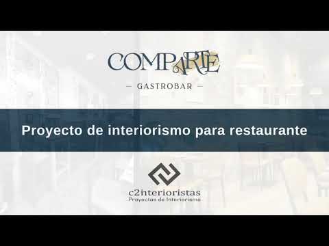 Diseño de restaurante en Málaga "Comparte Gastro Bar"