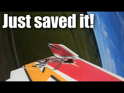 Severe wing flutter (FPV900 from Banggood) - UCahqHsTaADV8MMmj2D5i1Vw