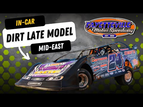 602 Late Model Live In-Car from Fayetteville Motor Speedway - dirt track racing video image