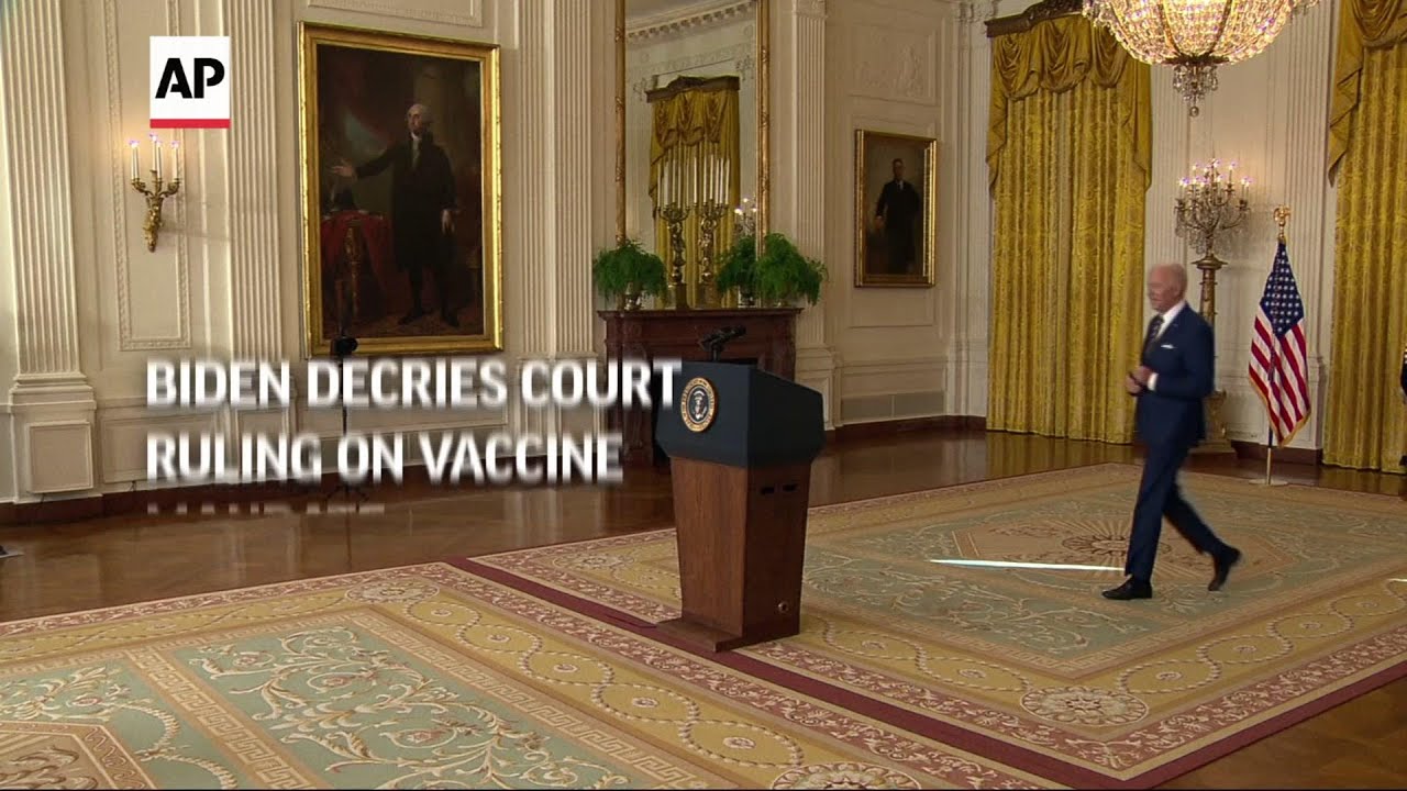 Biden decries court ruling on vaccine mandate