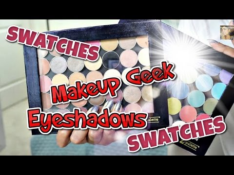 ★ SWATCH FEST ★ Makeup Geek Single Eyeshadows on Dark Skin ★ FULL COLLECTION ★ - UCPWE8QVTHPLqYaCOuqWNvIw