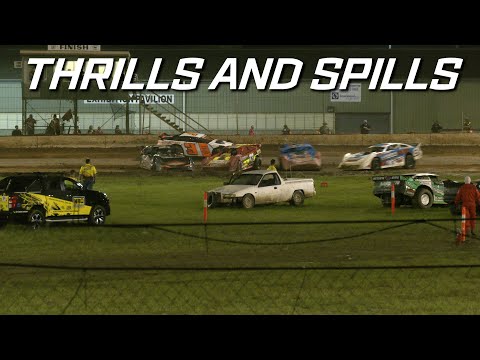 Thrills and Spills | 13th/14th May 2022: Rocky Speedway - Queensland Super Sedan Title - dirt track racing video image