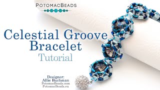 Celestial Groove - DIY Jewelry Making Tutorial by PotomacBeads