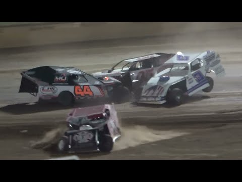 Championship Night Win &amp; Wreck Reel - Cedar Lake Speedway 08/26/2023 - dirt track racing video image