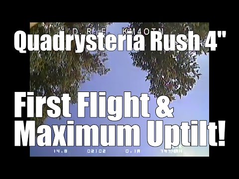 Quadrysteria Rush 4"  Racing Quadcopter - First Test Flights - UCX3eufnI7A2I7IkKHZn8KSQ