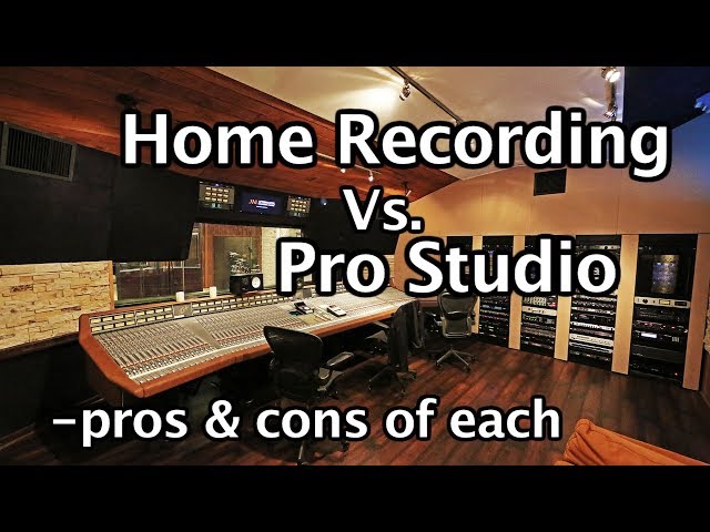 Music Studio in House: The Pros and Cons