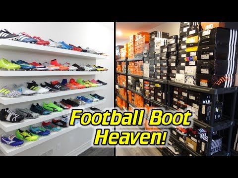 I Built a New House For My Soccer Cleats Collection! - New SR4U Boot Room Tour - UCUU3lMXc6iDrQw4eZen8COQ