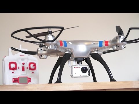 Syma X8G Quadcopter with 8MP HD Camera Indoor Review - UCsFctXdFnbeoKpLefdEloEQ