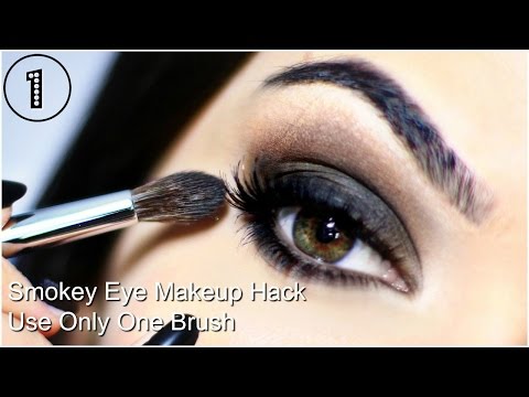 Easy Smokey Eye For Beginners | One Brush Application - UC-1-zPmT368J8JRbsK_1keA