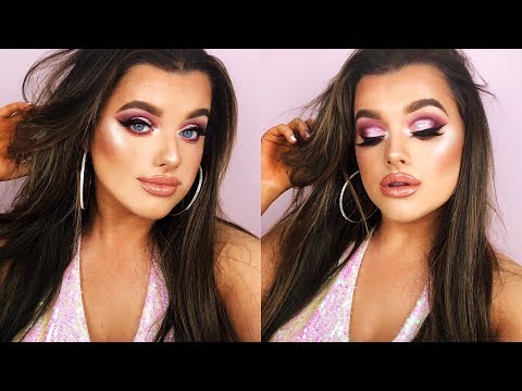 XMAS/NYE GLAM CUT CREASE MAKE UP! | Rachel Leary - UC-Um2u0Agv8Q-OhjO6FZk1g