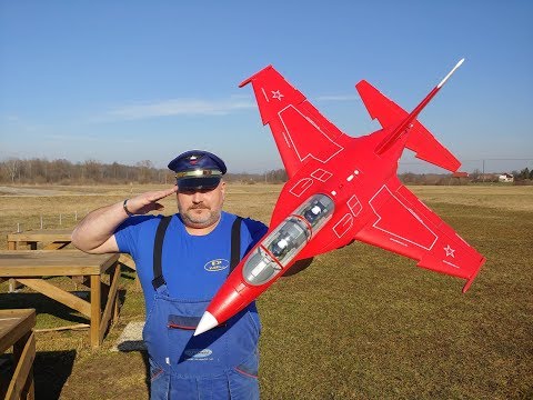 Freewing Yak-130 Red 70mm 12 blade 6S EDF Jet Attempt to fly 1 - UC3RiLWyCkZnZs-190h_ovyA