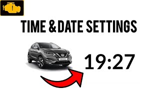 Impostare ora e data Nissan QASHQAI J11 (restyling)