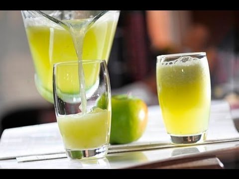 Agua de manzana verde con limón - Green Apple Water with Lemon - UCvg_5WAbGznrT5qMZjaXFGA