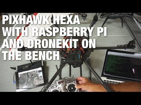 Raspberry Pi, Pixhawk Hexacopter and DroneKit Pre-Field Bench Test - UC_LDtFt-RADAdI8zIW_ecbg
