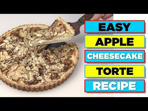 Easy Apple Almond Cheesecake Torte Recipe