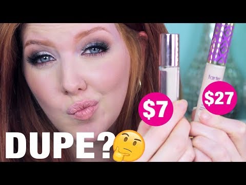 Drugstore Dupe TESTED | Makeup Revolution VS Tarte Shape Tape - UCwQ48S6LdJVdGUM27M0oy4w