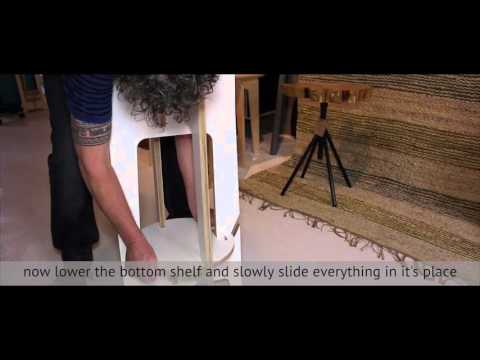 How to assemble your SlideART stool and sidetable