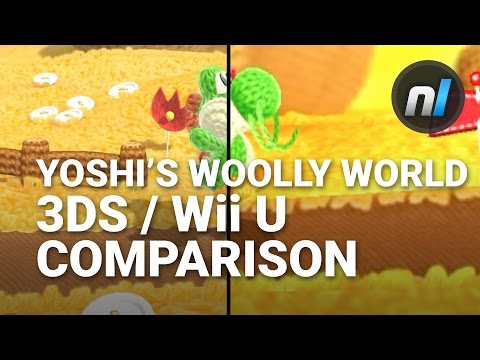 Poochy & Yoshi's Woolly World 3DS / Wii U Graphical Comparison - UCl7ZXbZUCWI2Hz--OrO4bsA