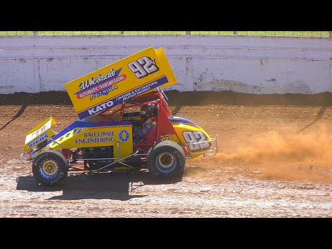 15# Victorian Classic &amp; Vintage Speedway Club Day Laang Speedway 3-2-2024 - dirt track racing video image