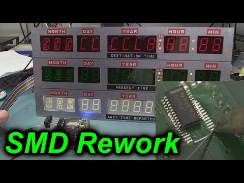 EEVblog #688 - How To Rework Solder SMD Chips - BTTF Time Circuits Repair! - UC2DjFE7Xf11URZqWBigcVOQ