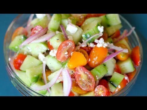 Cucumber Tomato & Feta Salad - UCj0V0aG4LcdHmdPJ7aTtSCQ