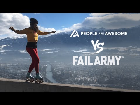 Epic Wins vs. Hilarious Fails: Woman Skates on Mountain Top | People Are Awesome Vs. FailArmy - UCIJ0lLcABPdYGp7pRMGccAQ