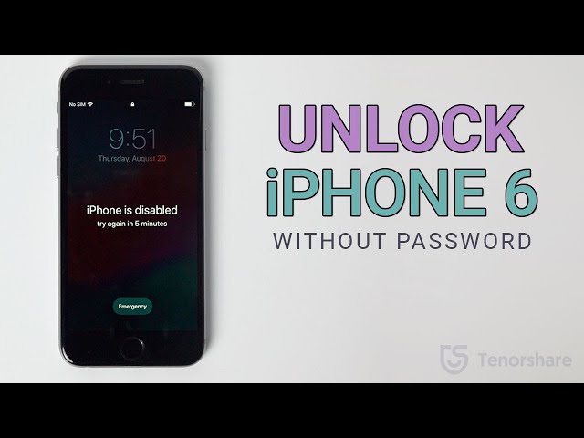 How To Unlock A Disabled Iphone 6 Without Itunes Or?