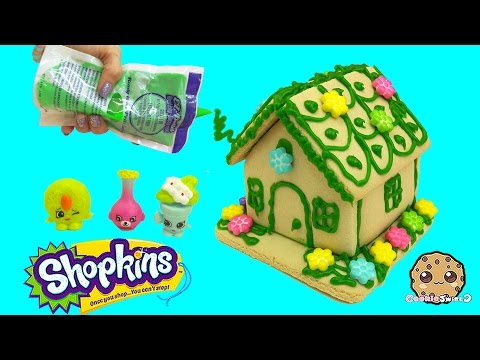 DIY Shopkins Vanilla Cookie House with Frosting + Candy Kit - Cookieswirlc Video - UCelMeixAOTs2OQAAi9wU8-g