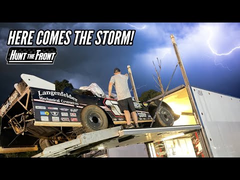 Dodging Lightning at East Alabama Motor Speedway! The Rain Tour Continues - dirt track racing video image