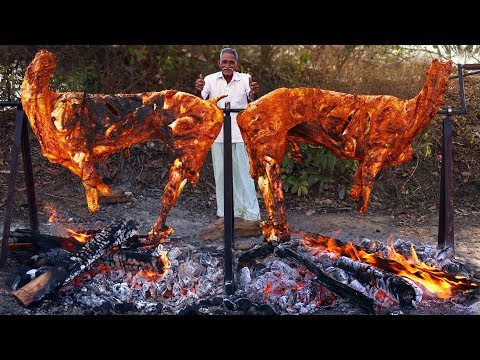 Whole Lamb Roast Recipe | Grilled Full Goats Recipe | Big Tandoori Bakra | Grandpa Kitchen