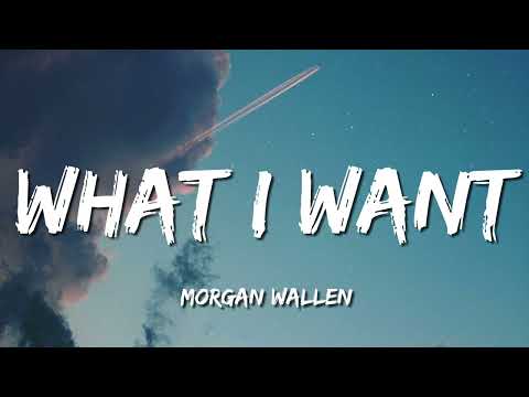 Morgan Wallen - What I Want (feat. Tate McRae) (Lyric Video)