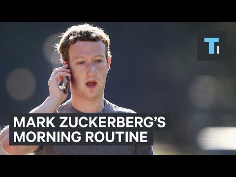 Mark Zuckerberg morning routine - UCVLZmDKeT-mV4H3ToYXIFYg