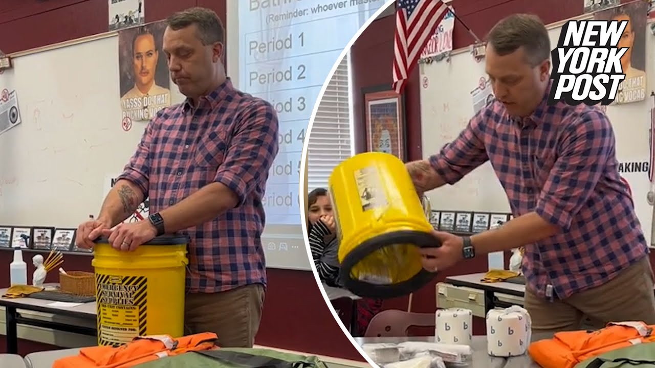 Teacher reveals reality of ‘poop buckets’ in classrooms after school shootings | New York Post