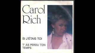 Carol Rich - T'as perdu ton temps (synth pop, Switzerland 1986)