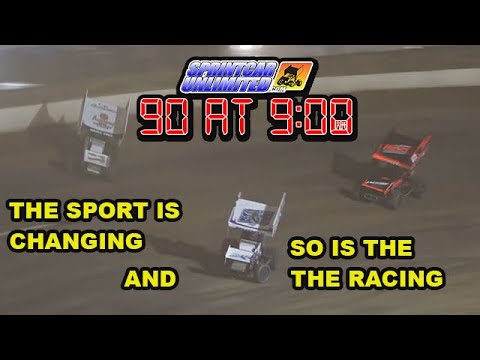 SprintCarUnlimited 90 at 9 for Monday, April 22nd: A different slant on the Gravel-Kofoid dust up - dirt track racing video image