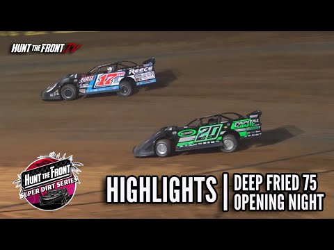 Highlights &amp; Interviews | Thriller at Duck River's Deep Fried 75 Opener - dirt track racing video image