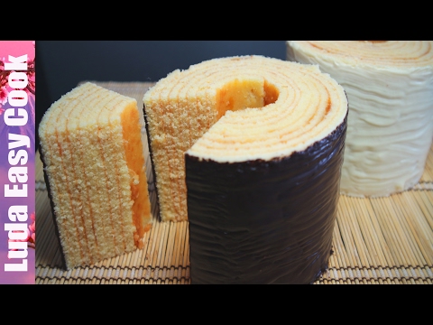 ОСОБЫЙ ПИРОГ Вкуснейший Немецкий ПИРОГ-ДЕРЕВО Баумкухен  - German Layered Cake Baumkuchen recipe - UCwZ6TJuh2PsR83k5PkkQx4A