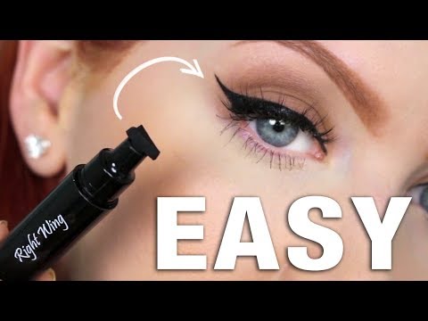 EASY Winged Eyeliner | All-in-One Stamp & Pen Review - UCwQ48S6LdJVdGUM27M0oy4w