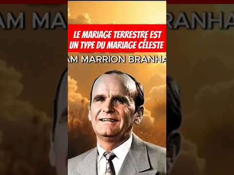 Le mariage terrestre est un type #messagedutempsdelafin #williammarrionbranham #motivation #wmb