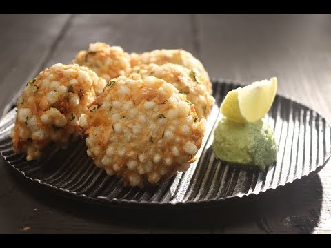 Sabudana Vada | 5 Best Maharashtrian Snacks With Chef Anupa | Sanjeev Kapoor Khazana - UCmoX4QULJ9MB00xW4coMiOw