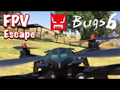 MJX Bugs 6 FPV Escape - speed 1 & 2 camera angle 0° & uptilt - UC9l2p3EeqAQxO0e-NaZPCpA