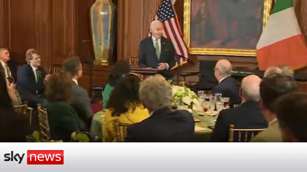 St Patrick’s Day: President Biden says Ireland is ‘part of my soul’