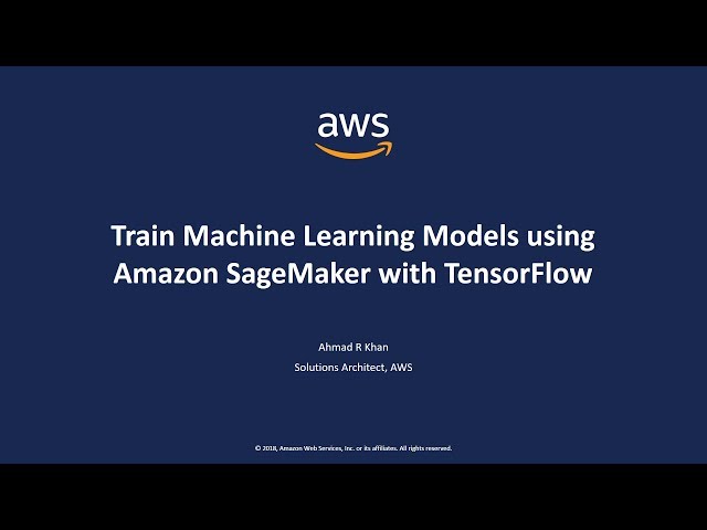 How to Use TensorFlow on AWS Machine Learning