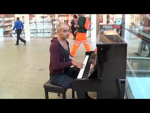 Tough Guy on Piano  Is Asked To Play Mary Poppins - UClw8Huc_XZcz46GJh5Z0wuA